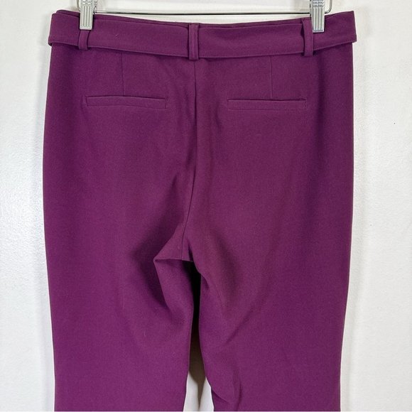 Banana Republic Logan Tie Waist Purple Trouser - Picture 11 of 15